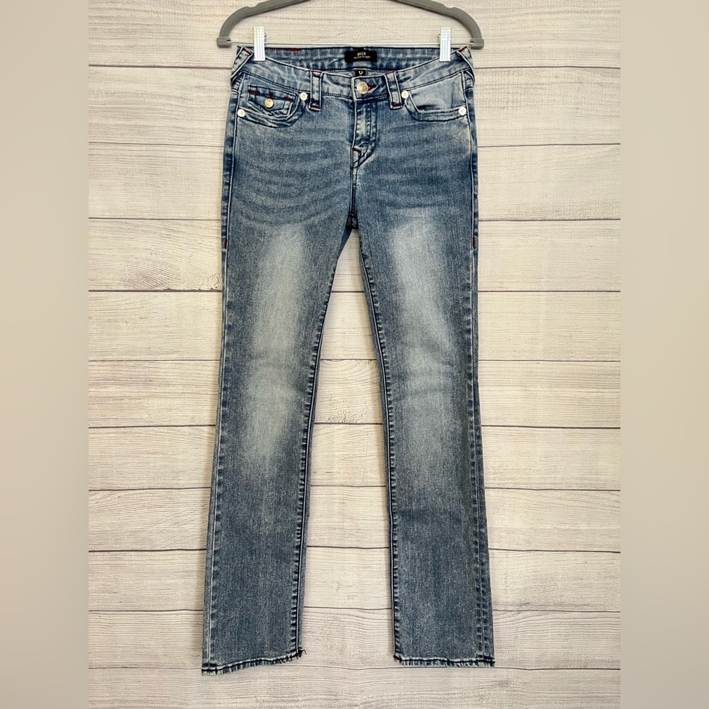 True Religion | Billie Mid Rise Straight Jeans - Picture 3 of 12